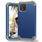 PC 3 in 1 antiurto + custodia protettiva in silicone, For Google Pixel 4