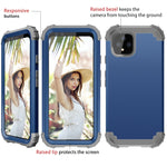 PC 3 in 1 antiurto + custodia protettiva in silicone, For Google Pixel 4