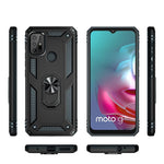 Custodia protettiva antiurto in TPU + PC con supporto girevole a 360 gradi, For Motorola Moto G30 / G10, For Google Pixel 5A 5G