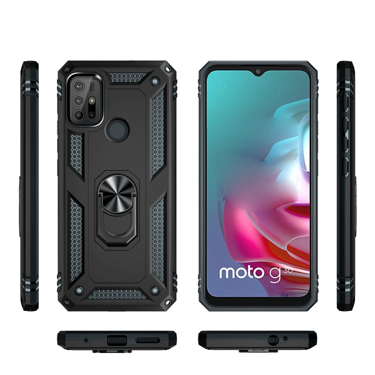 Custodia protettiva antiurto in TPU + PC con supporto girevole a 360 gradi, For Motorola Moto G30 / G10, For Google Pixel 5A 5G