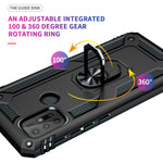 Custodia protettiva antiurto in TPU + PC con supporto girevole a 360 gradi, For Motorola Moto G30 / G10, For Google Pixel 5A 5G
