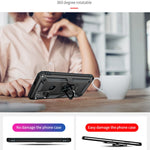 Custodia protettiva antiurto in TPU + PC con supporto girevole a 360 gradi, For Motorola Moto G30 / G10, For Google Pixel 5A 5G