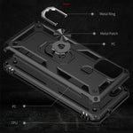 Custodia protettiva antiurto in TPU + PC con supporto girevole a 360 gradi, For Motorola Moto G30 / G10, For Google Pixel 5A 5G