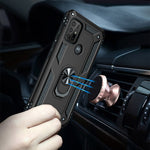 Custodia protettiva antiurto in TPU + PC con supporto girevole a 360 gradi, For Motorola Moto G30 / G10, For Google Pixel 5A 5G