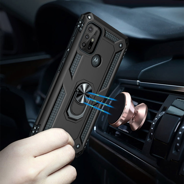 Custodia protettiva antiurto in TPU + PC con supporto girevole a 360 gradi, For Motorola Moto G30 / G10, For Google Pixel 5A 5G