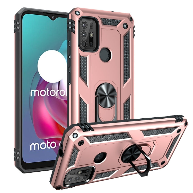 Custodia protettiva antiurto in TPU + PC con supporto girevole a 360 gradi, For Motorola Moto G30 / G10, For Google Pixel 5A 5G