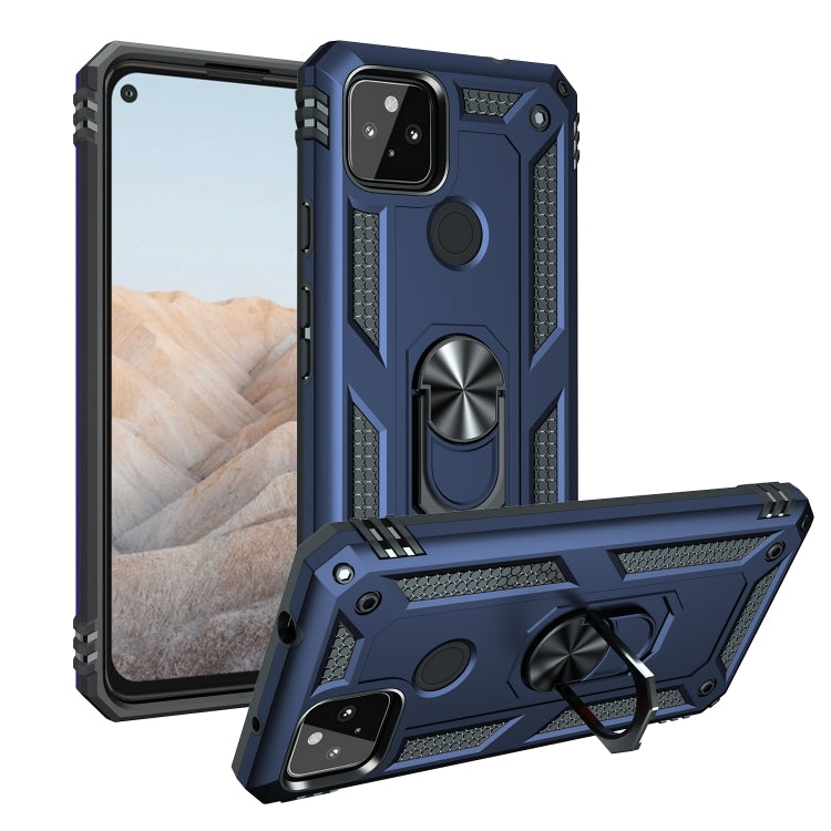 Custodia protettiva antiurto in TPU + PC con supporto girevole a 360 gradi, For Motorola Moto G30 / G10, For Google Pixel 5A 5G