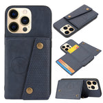 Custodia portafoglio magnetica in PU e TPU per iPhone 13