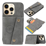 Custodia portafoglio magnetica in PU e TPU per iPhone 13