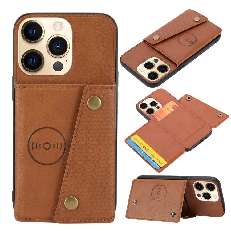 Custodia portafoglio magnetica in PU e TPU per iPhone 13