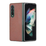 Custodia PC + PU antiurto in coccodrillo, For Google Pixel 5a 5G, For Samsung Galaxy Z Flip3 5G, For Samsung Galaxy Z Fold3 5G
