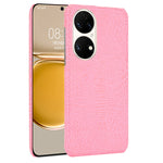 Custodia PC + PU antiurto in coccodrillo, For Huawei P50