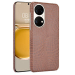 Custodia PC + PU antiurto in coccodrillo, For Huawei P50