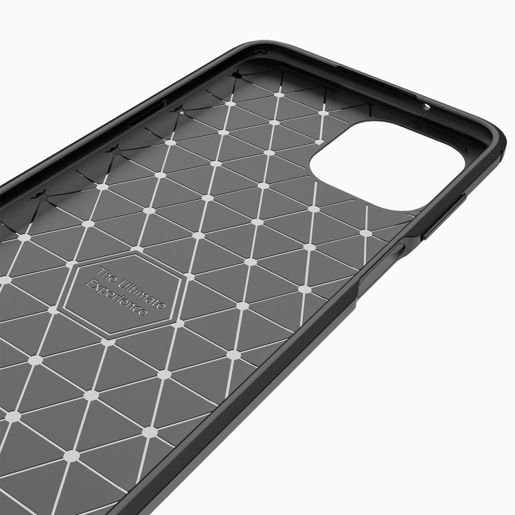 Custodia in TPU in fibra di carbonio con trama spazzolata, For Motorola Moto Edge 20 Lite, For Motorola Moto Edge 20 Pro, For Motorola Moto Edge 20