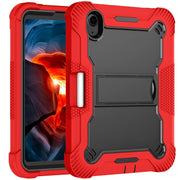 Custodia protettiva antiurto in silicone + PC con supporto, For iPad mini 2024 / mini 6