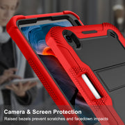 Custodia protettiva antiurto in silicone + PC con supporto, For iPad mini 2024 / mini 6
