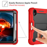 Custodia protettiva in silicone e PC per iPad mini 2024