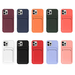 Custodia TPU con slot carte per iPhone 13 Pro