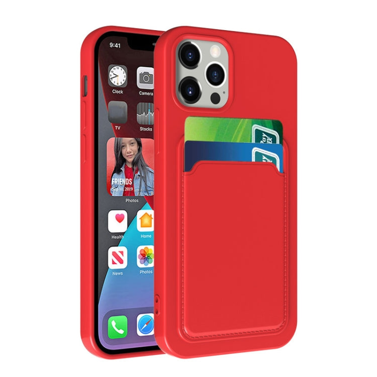 Custodia TPU con slot carte per iPhone 13 Pro