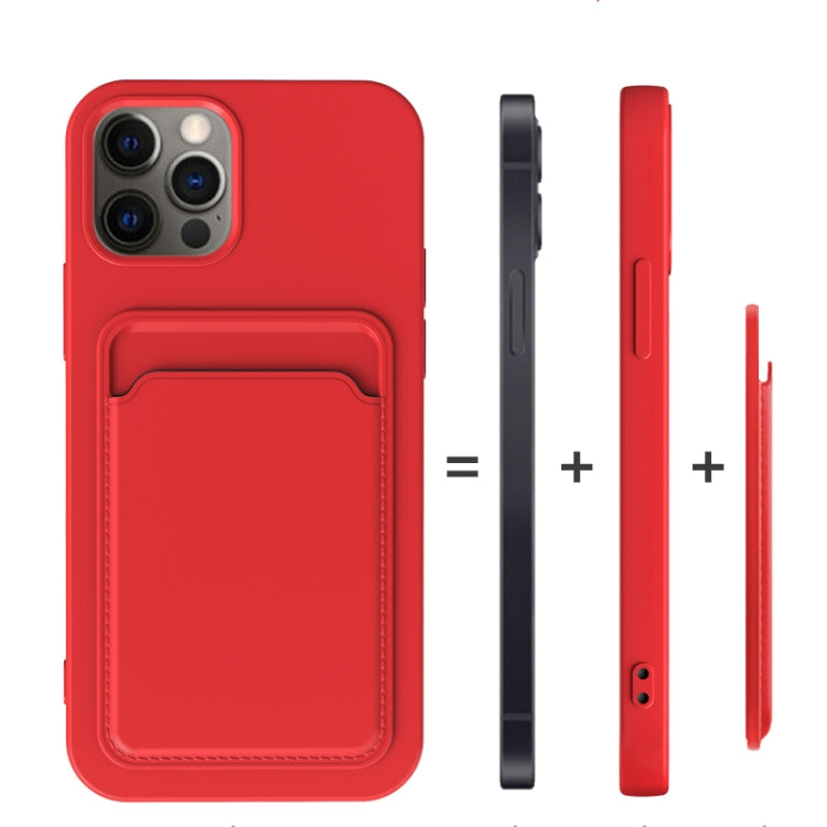 Custodia TPU con slot carte per iPhone 13 Pro
