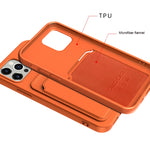 Custodia TPU con slot carte per iPhone 13 Pro