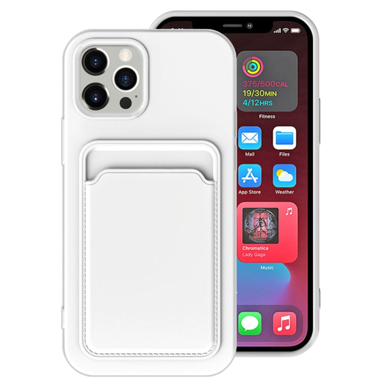 Custodia antiurto con rivestimento in TPU + flanella con slot per schede, For iPhone 13 mini, For iPhone 13, For iPhone 13 Pro, For iPhone 13 Pro Max