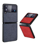 Sea Sand Cloth Texture Custodia protettiva antiurto per PC + TPU, For Samsung Galaxy Z Flip3 5G