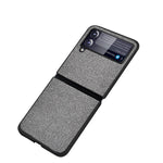 Sea Sand Cloth Texture Custodia protettiva antiurto per PC + TPU, For Samsung Galaxy Z Flip3 5G