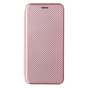 Struttura in fibra di carbonio Flip orizzontale magnetico Custodia in pelle TPU + PC + PU con slot per schede, For OPPO Realme GT Master, For OPPO Reno6 Z, For Motorola Edge 20 Lite, For Xiaomi Redmi 10