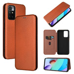 Custodia portafoglio flip in TPU e pelle per Xiaomi Redmi 10