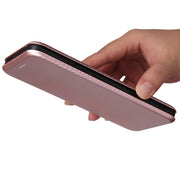 Struttura in fibra di carbonio Flip orizzontale magnetico Custodia in pelle TPU + PC + PU con slot per schede, For Xiaomi Mix 4