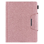 Custodia portafoglio in pelle glitterata per iPad Pro 12.9