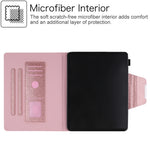 Custodia portafoglio in pelle glitterata per iPad Pro 12.9