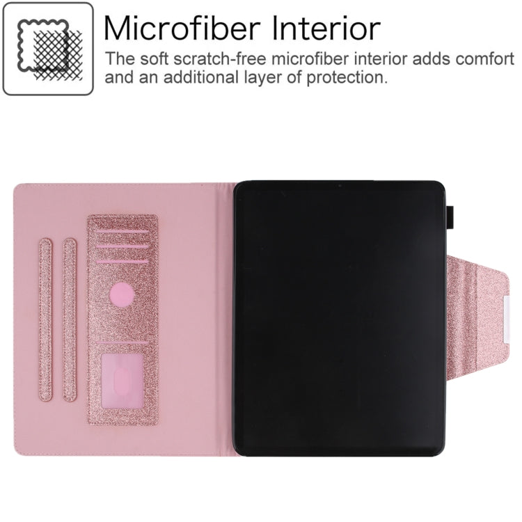 Custodia portafoglio in pelle glitterata per iPad Pro 12.9