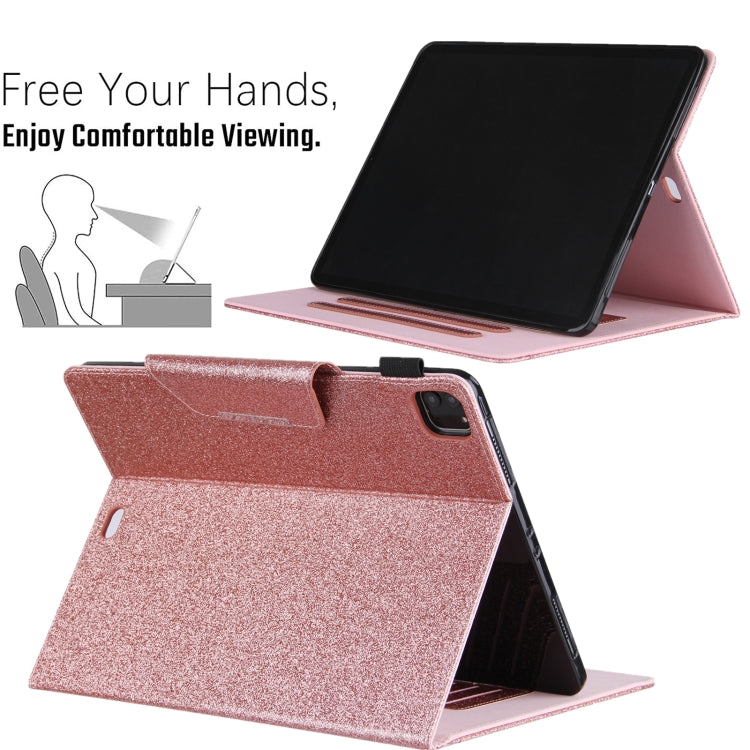 Custodia portafoglio in pelle glitterata per iPad Pro 12.9