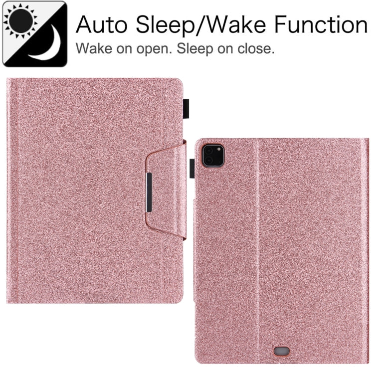 Custodia portafoglio in pelle glitterata per iPad Pro 12.9