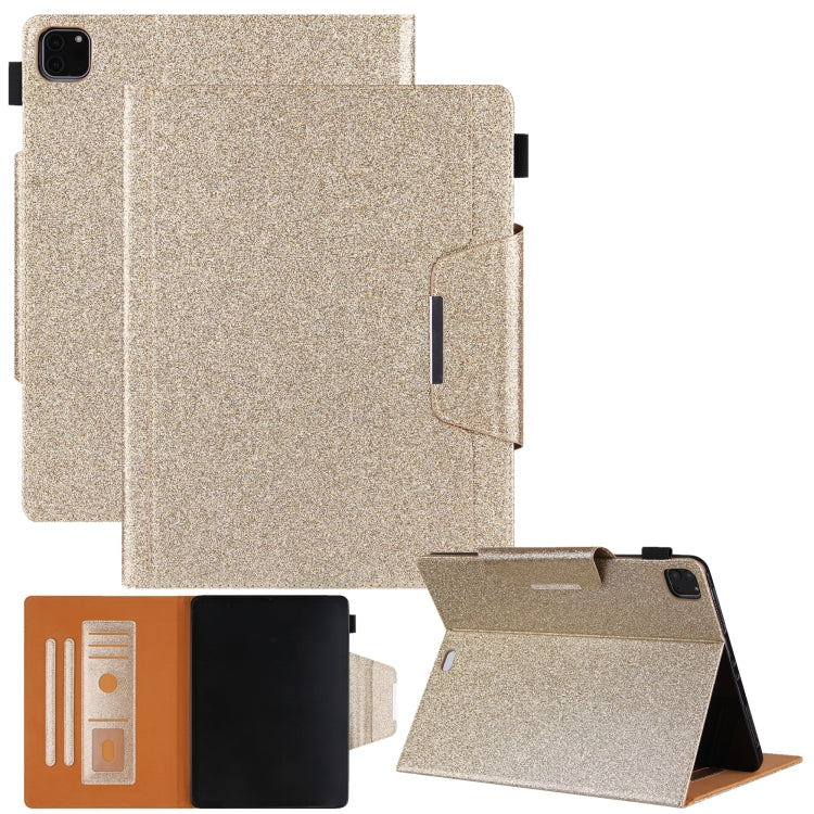 Custodia portafoglio in pelle glitterata per iPad Pro 12.9