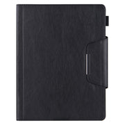 Custodia in pelle flip orizzontale tinta unita con supporto e slot per schede, cornice per foto e portafoglio, For iPad Pro 12.9 2022 / 2021 / 2020 / 2018