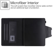 Custodia in pelle flip orizzontale tinta unita con supporto e slot per schede, cornice per foto e portafoglio, For iPad Pro 12.9 2022 / 2021 / 2020 / 2018
