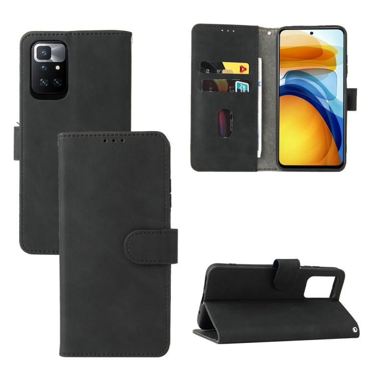 Tinta unita Skin Feel Fibbia magnetica Flip orizzontale Custodia in pelle PU con struttura in vitello con supporto e slot per schede e portafoglio, For Xiaomi Redmi 10, For Xiaomi Mix 4, For Xiaomi Poco F3 GT / Redmi K40 Gaming