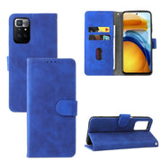Tinta unita Skin Feel Fibbia magnetica Flip orizzontale Custodia in pelle PU con struttura in vitello con supporto e slot per schede e portafoglio, For Xiaomi Redmi 10, For Xiaomi Mix 4, For Xiaomi Poco F3 GT / Redmi K40 Gaming
