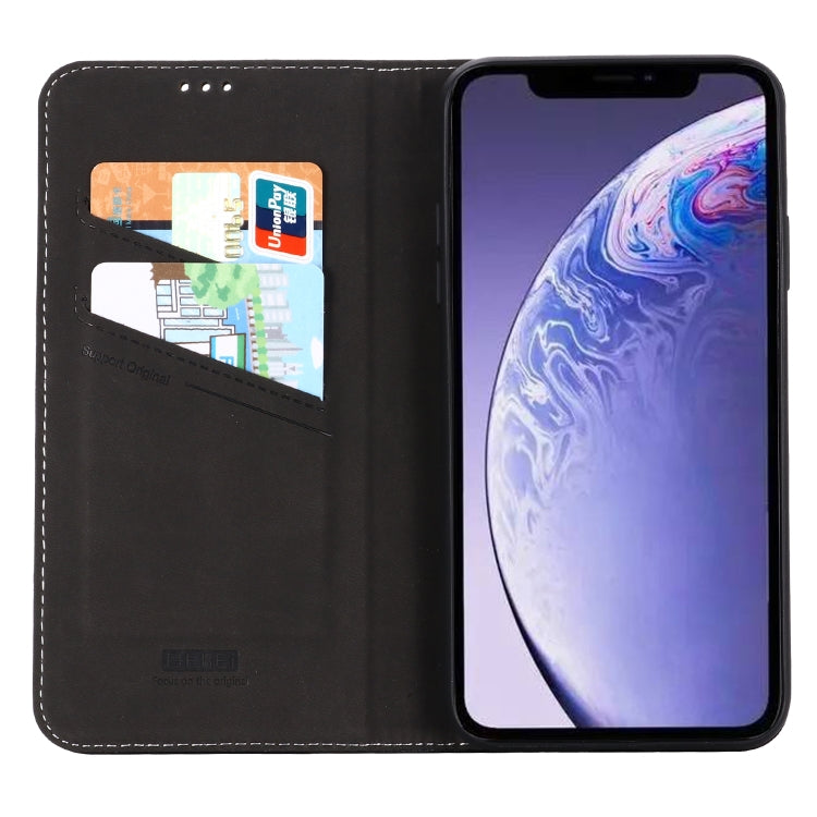 Custodia portafoglio in pelle con slot carte per iPhone