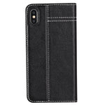 Custodia portafoglio in pelle per iPhone XS Max e Galaxy Note 10