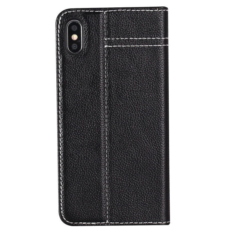 Custodia portafoglio in pelle per iPhone XS Max e Galaxy Note 10