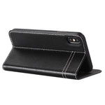 Custodia portafoglio in pelle per iPhone XS Max e Galaxy Note 10