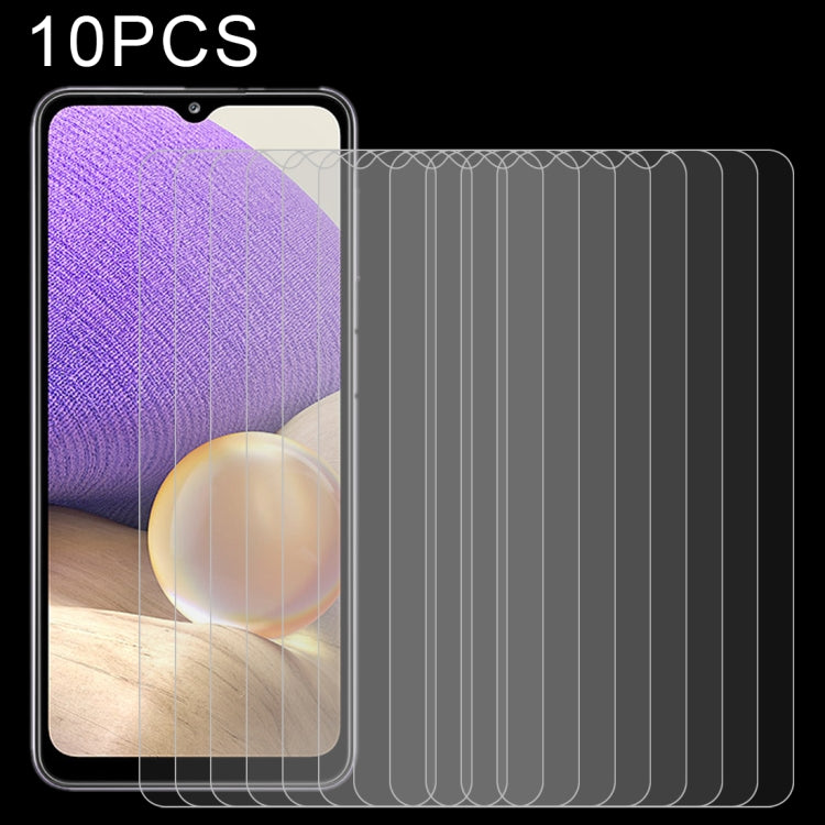 10 pellicole in vetro temperato da 0,26 mm 9H 2,5D, For Samsung Galaxy A32 4G (10 PCS), For Samsung Galaxy A32 5G (10 PCS)