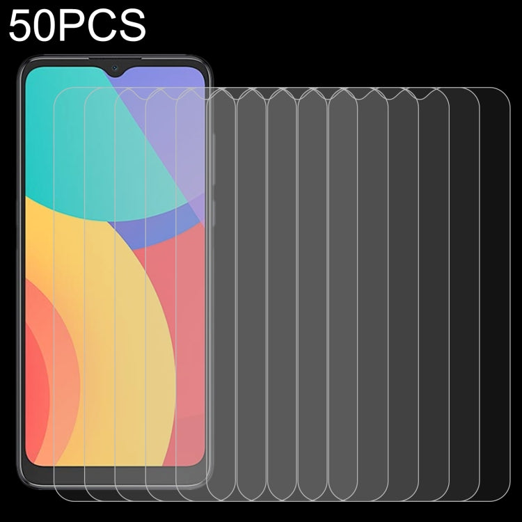 50 pellicole in vetro temperato da 0,26 mm 9H 2,5D, For Alcatel 1 2021 (50 PCS), For Lenovo Legion Duel 2 (50 PCS), For Lenovo K13 Note (50 PCS), For Alcatel 1B 2020 (50 PCS), For Alcatel 1L 2021 (50 PCS), For Lenovo K13 (50 PCS)                       ...