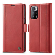 LC.IMEEKE Custodia in pelle a vibrazione orizzontale PU + TPU con fibbia magnetica con supporto e slot per schede e portafoglio, For Xiaomi Redmi Note 10 Pro/Note 10 Pro Max