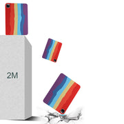Silicone Liquido Arcobaleno + Custodia Protettiva Antiurto Per PC, For iPad 10.2 2021 / 2020 / 2019 2020/2019, For iPad Air 10.5 inch 2019, For iPad Air 2022 / 2020 10.9 inch, For iPad Pro 11 inch 2020, For iPad Pro 12.9 inch 2020, For iPad mini 5
