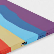 Silicone Liquido Arcobaleno + Custodia Protettiva Antiurto Per PC, For iPad 10.2 2021 / 2020 / 2019 2020/2019, For iPad Air 10.5 inch 2019, For iPad Air 2022 / 2020 10.9 inch, For iPad Pro 11 inch 2020, For iPad Pro 12.9 inch 2020, For iPad mini 5